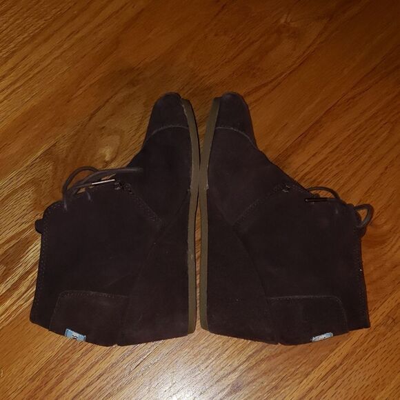 Toms brown leather booties - Picture 6 of 8